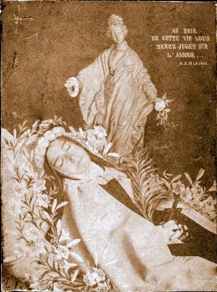 «Au soir de cette vie vous serez jugés sur l'amour» — Santa Teresinha do Menino Jesus, Carmelo de Lisieux, 1897