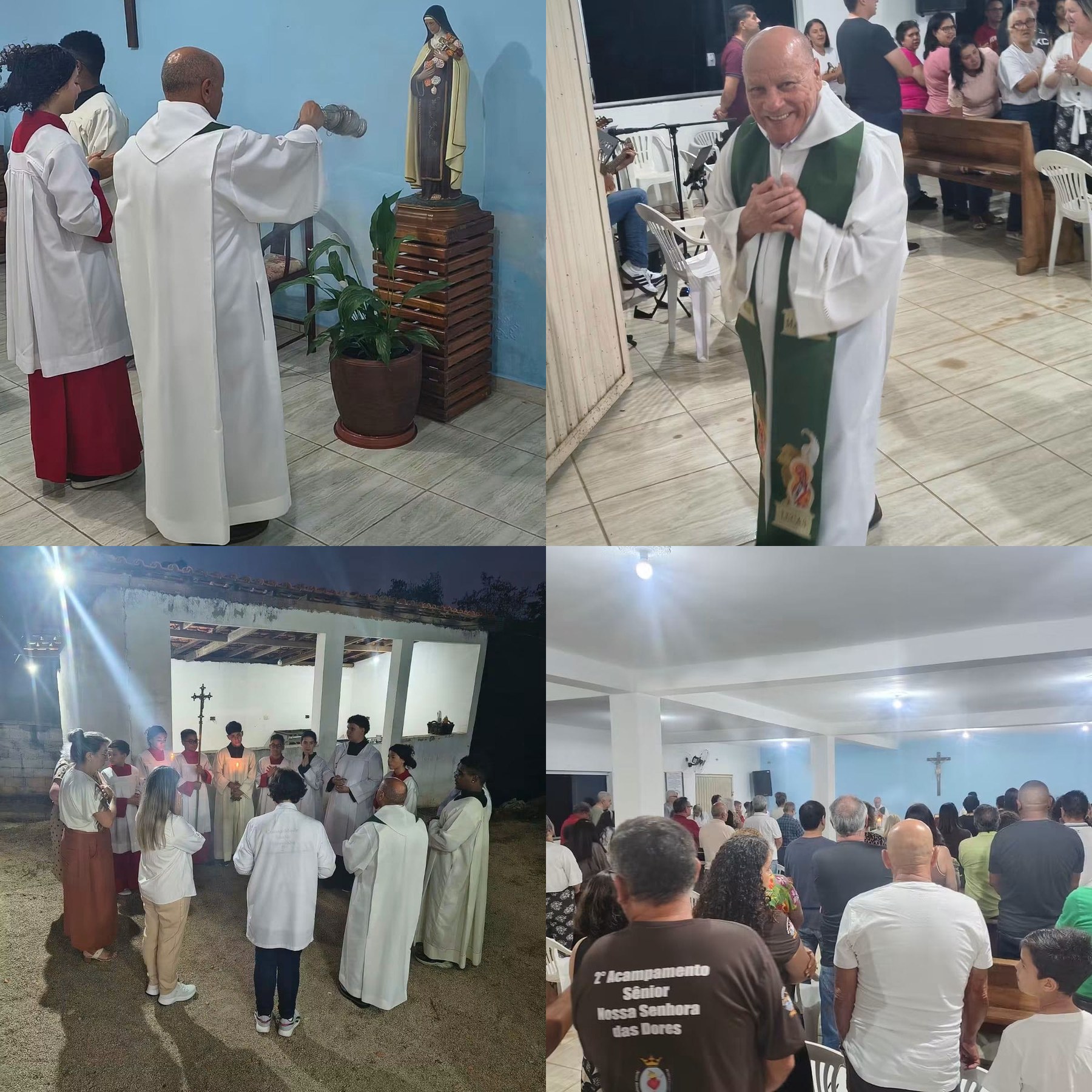 Momentos da Festa da Padroeira Santa Teresinha do Menino Jesus